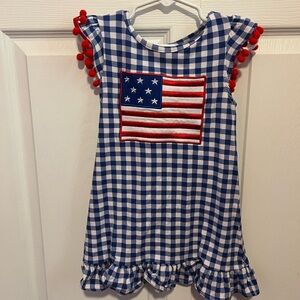 Classic whimsy boutique flag dress